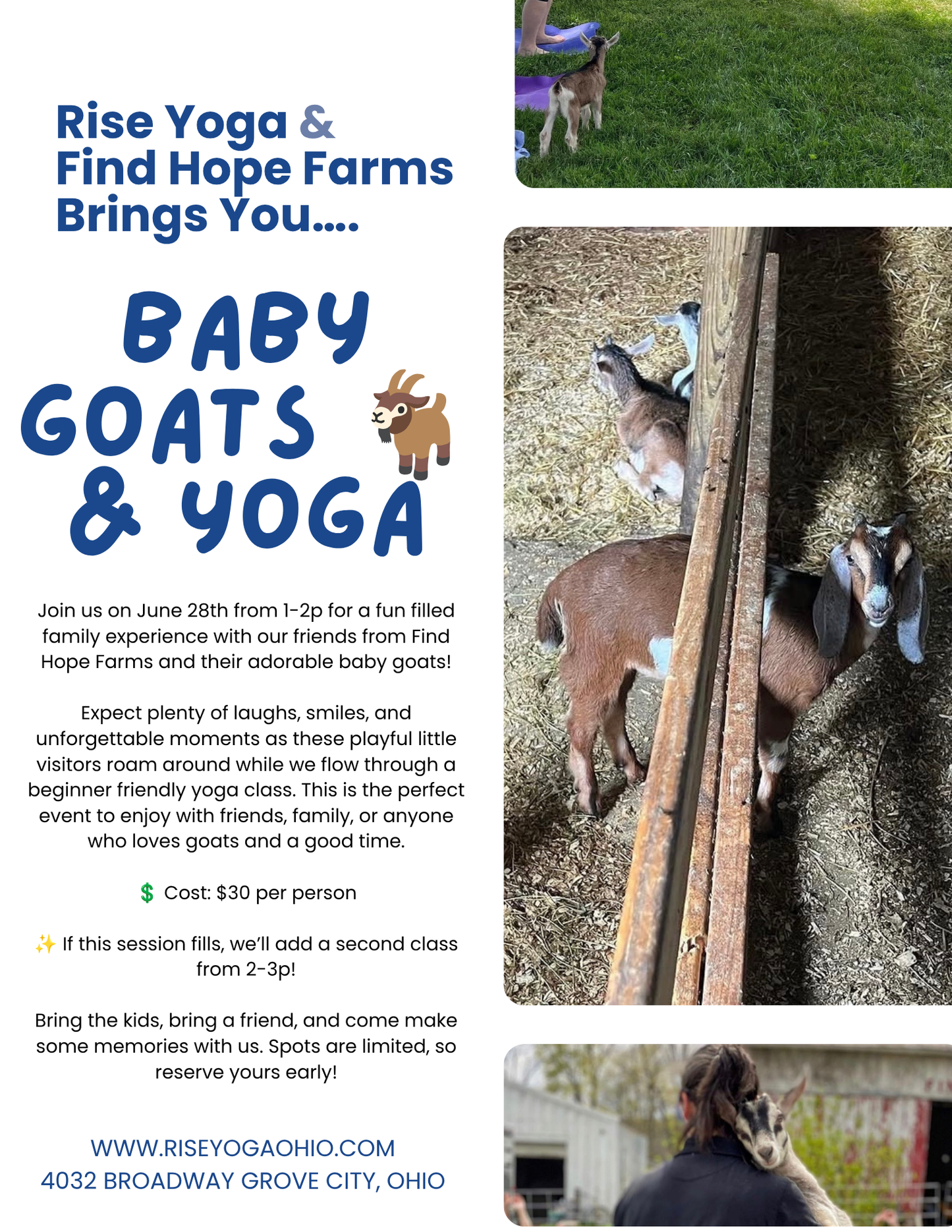 Baby Goats & Yoga