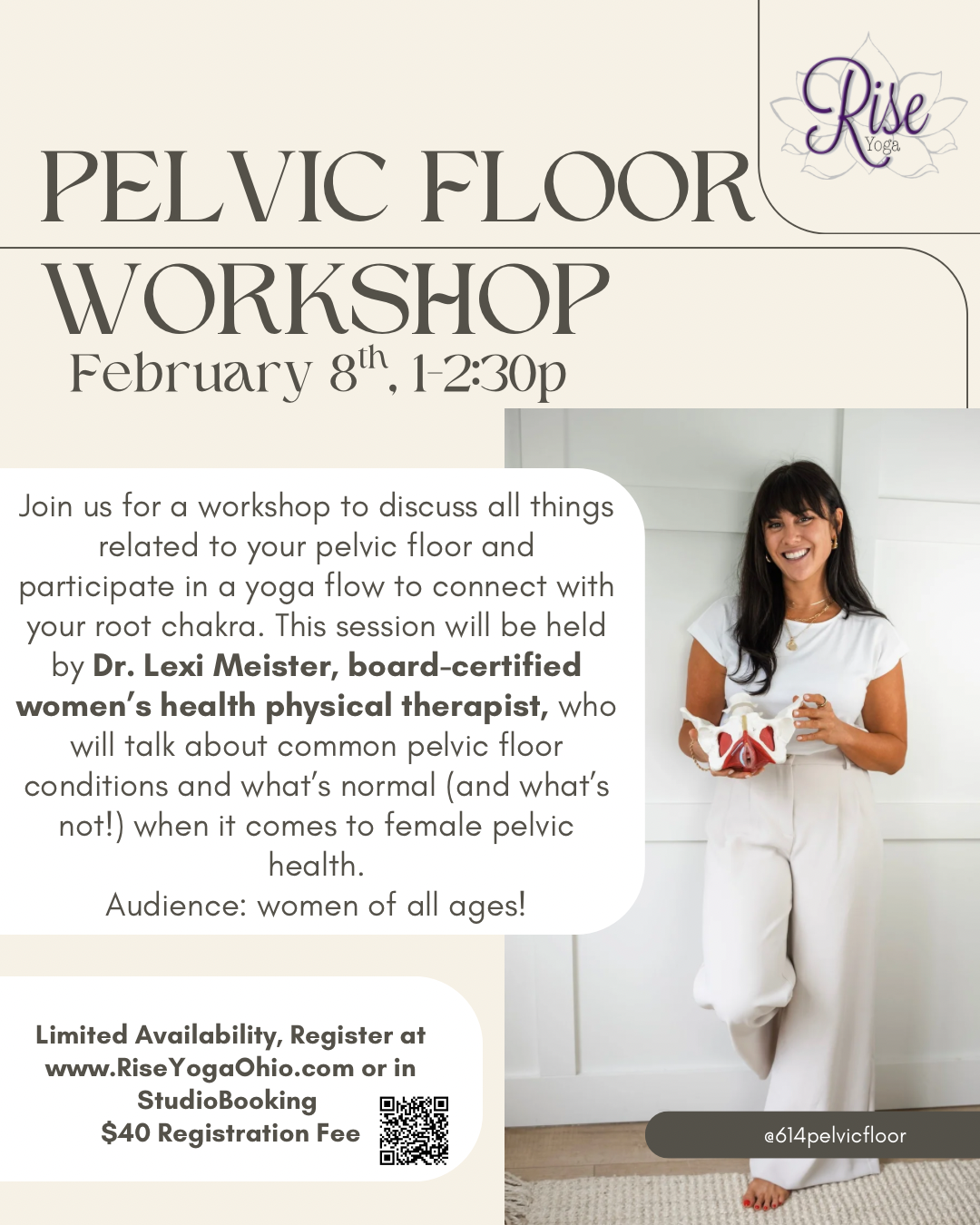 Pelvic Floor Workshop with Dr. Lexi Meister