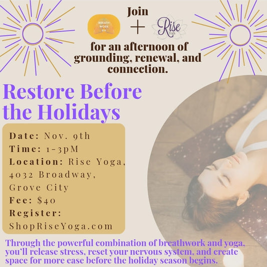Restore Before The Holidays