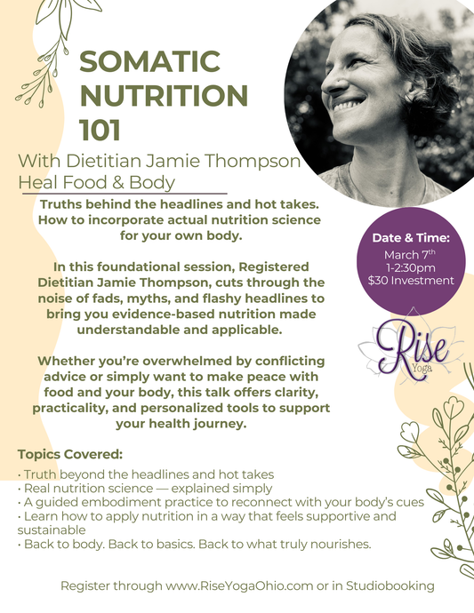 Somatic Nutrition 101